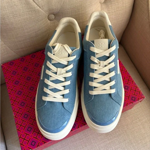 Tory Burch Jeans Ladybug Sneakers - Picture 2 of 9